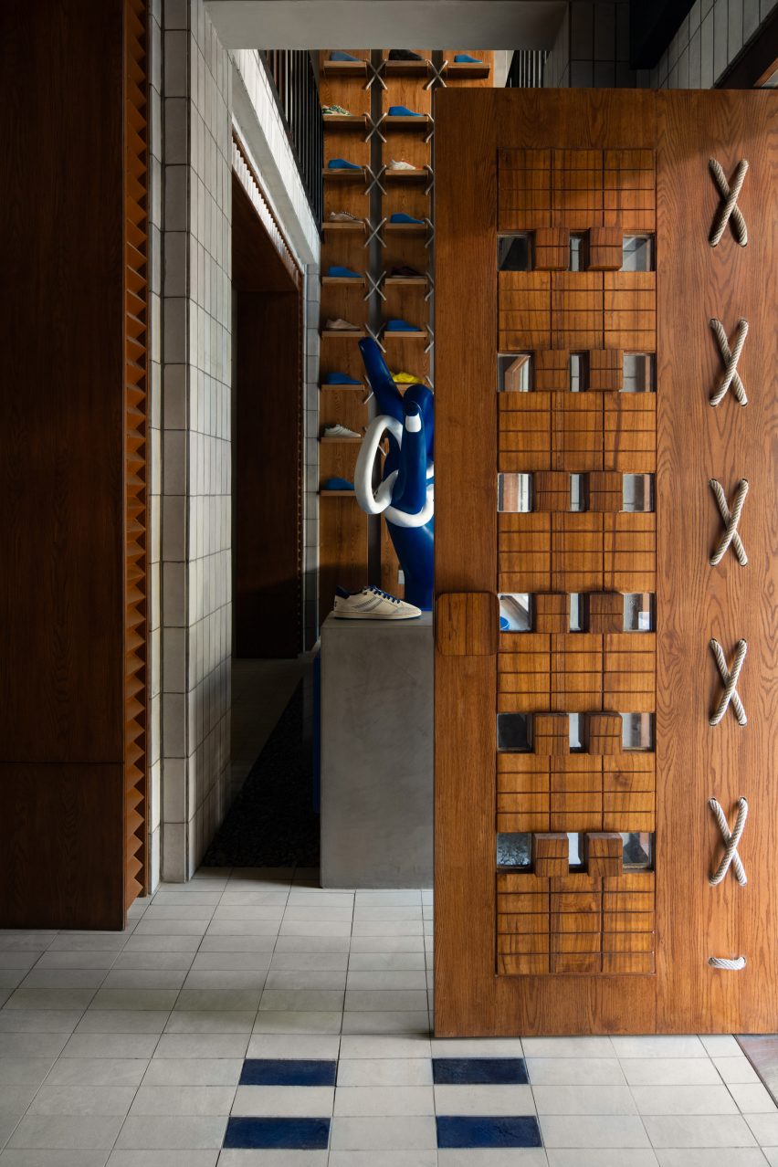 Interiors of the Gully Labs store in New Delhi by The Melange Studio