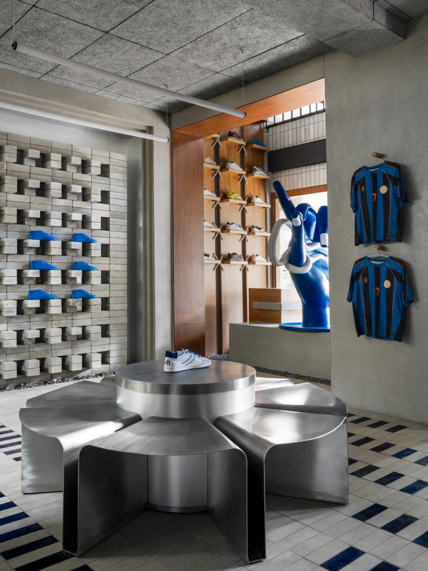 Interiors of the Gully Labs store in New Delhi by The Melange Studio