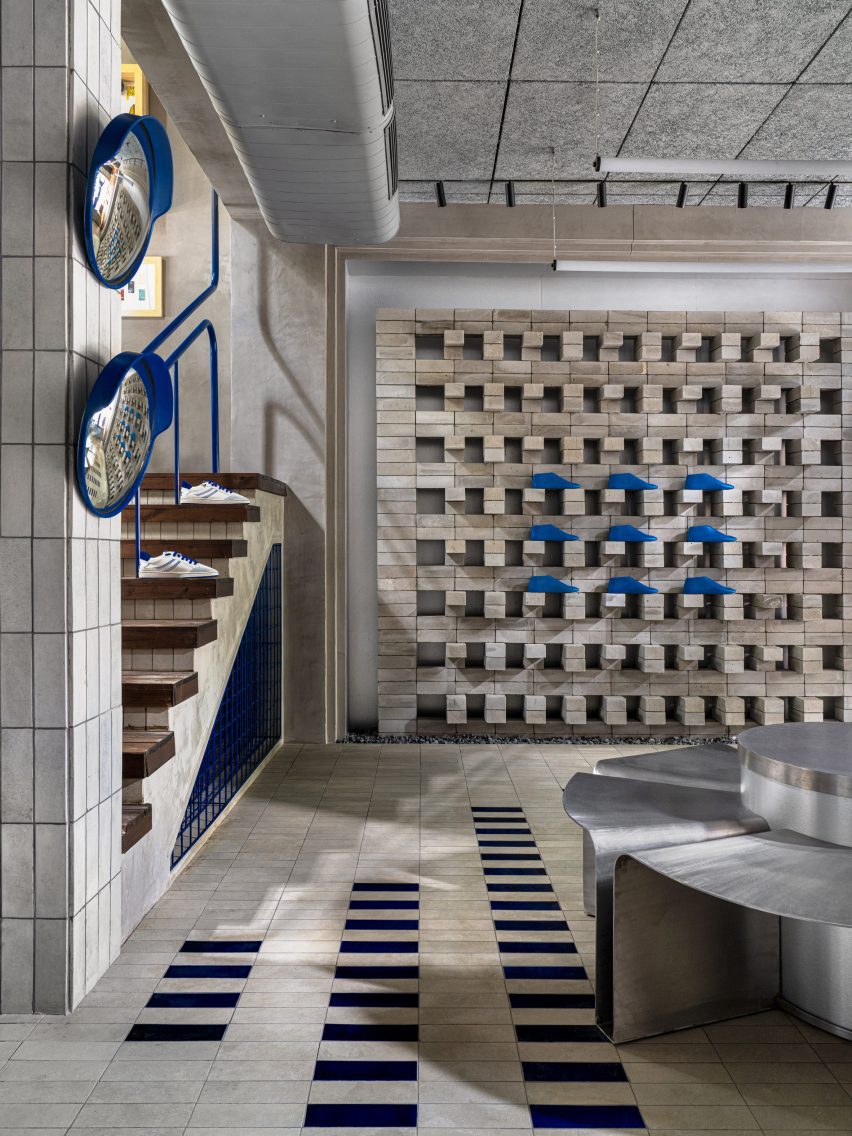 Interiors of the Gully Labs store in New Delhi by The Melange Studio