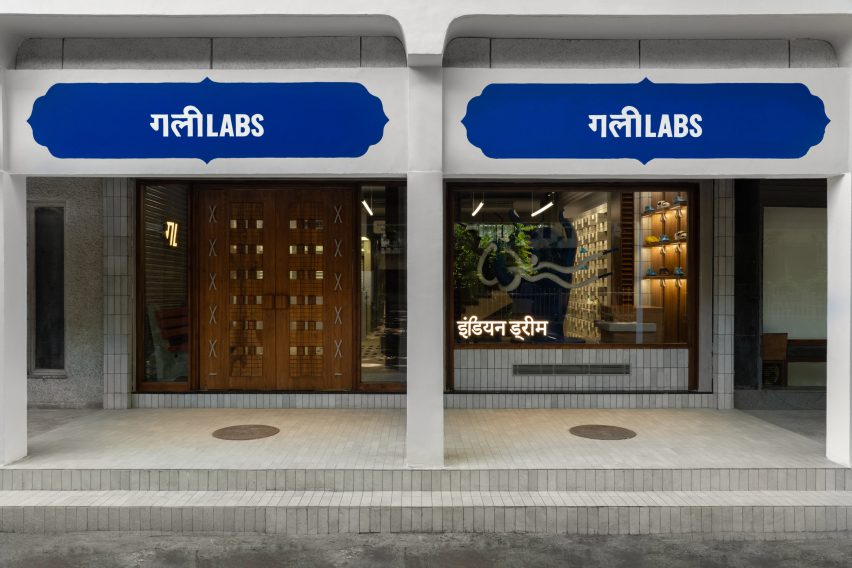 Interiors of the Gully Labs store in New Delhi by The Melange Studio
