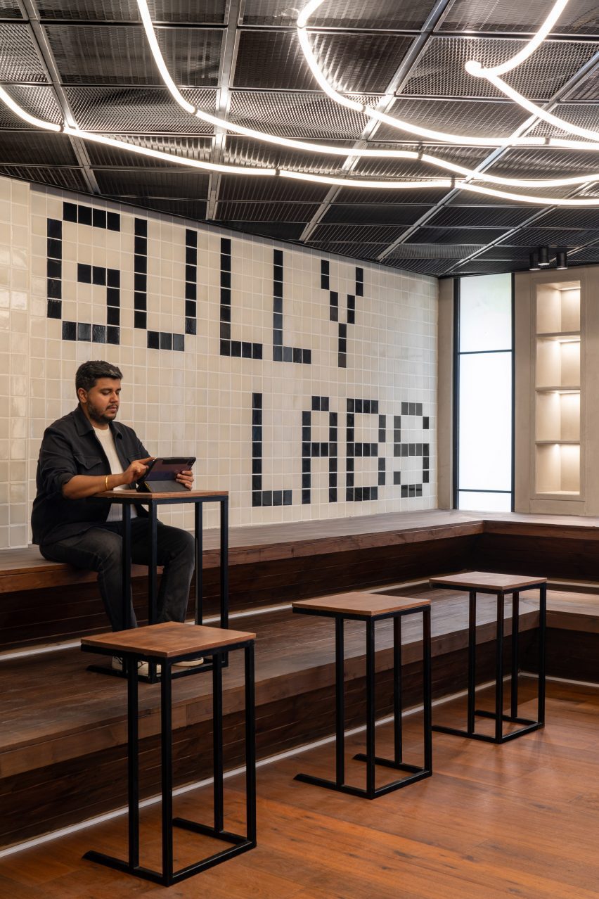 Interiors of the Gully Labs store in New Delhi by The Melange Studio