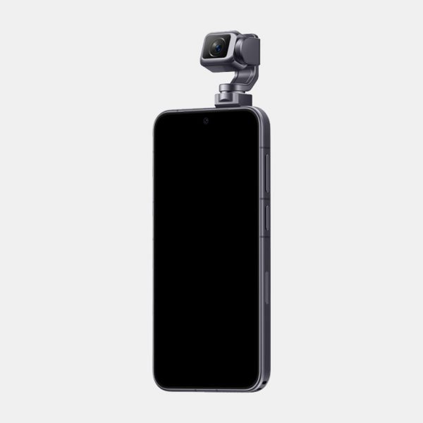 Rendering of the Honor Robot Phone as seen in half profile, with the camera arm extending from the top
