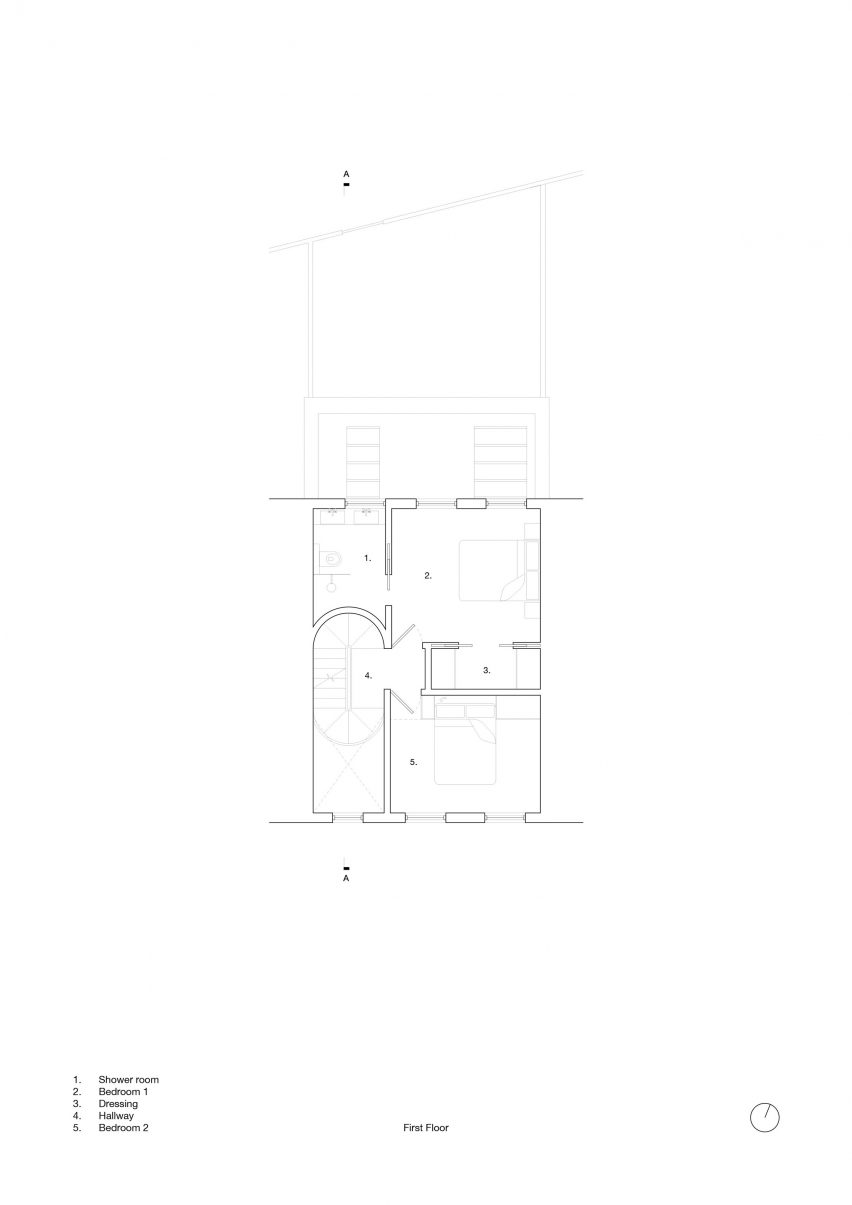 Plan of Islington House by Architecture for London and Hamish Vincent Design