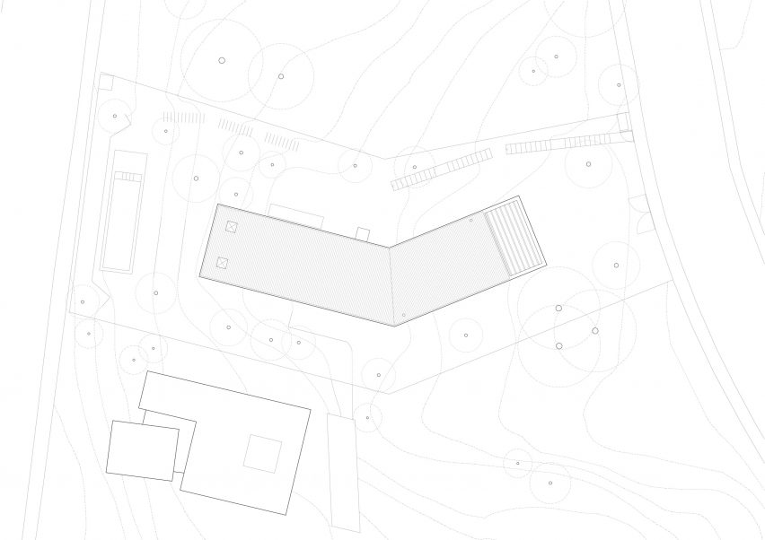Plan of Casa 144º by Jaime Prous Architects and Pineda & Monedero