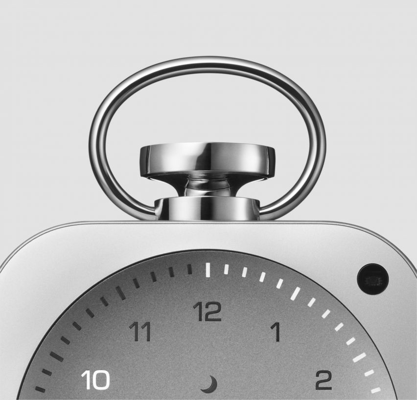 White-noise-producing alarm clock for Balmuda
