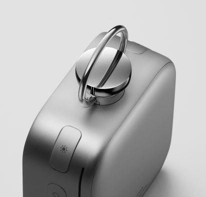 Aluminium alarm clock