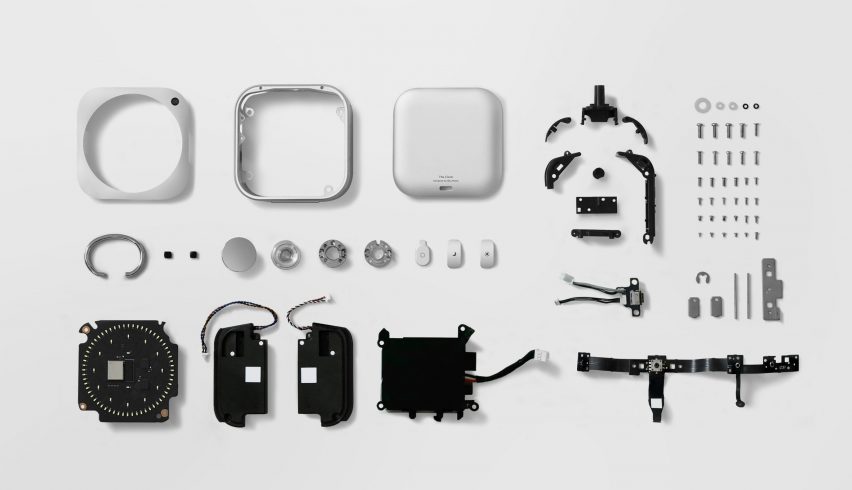 White-noise-producing alarm clock for Balmuda