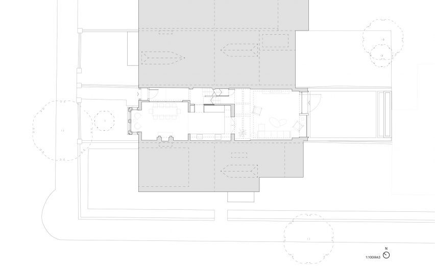 Plan of Komorebi by ConForm Architects