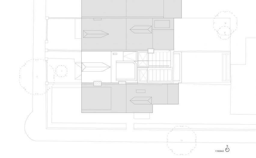 Plan of Komorebi by ConForm Architects