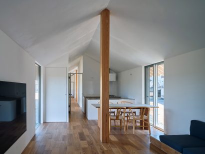 Living space interior of Japanese home