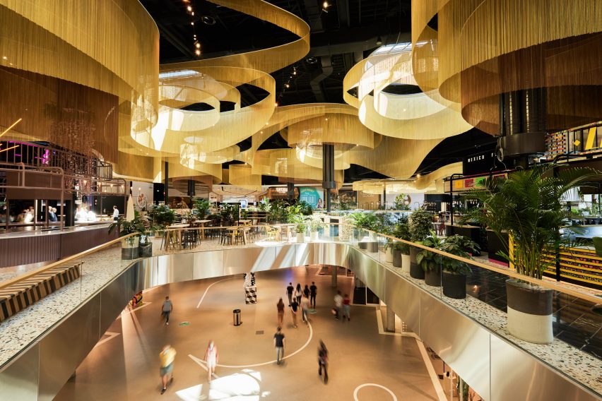 Kriskadecor curtains at Westfield Mall of the Netherlands
