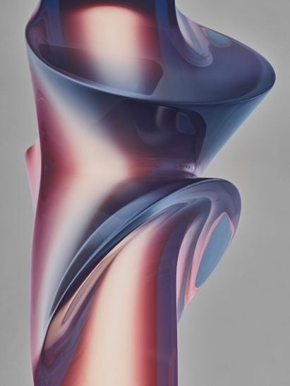 Close-up of the resin lighting
