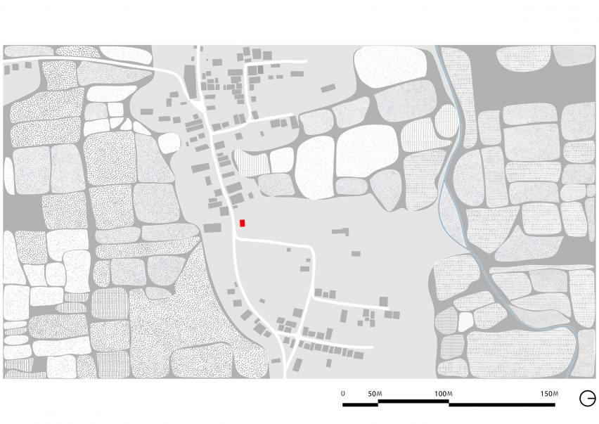 Plan of The Threshold House by Madras Spaces