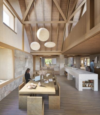 Interior render of Maggie's Kent by Assemble