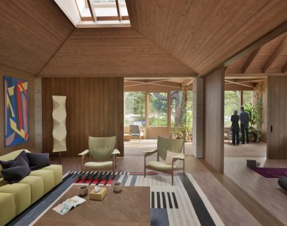 Render of a cancer care centre in Maidstone
