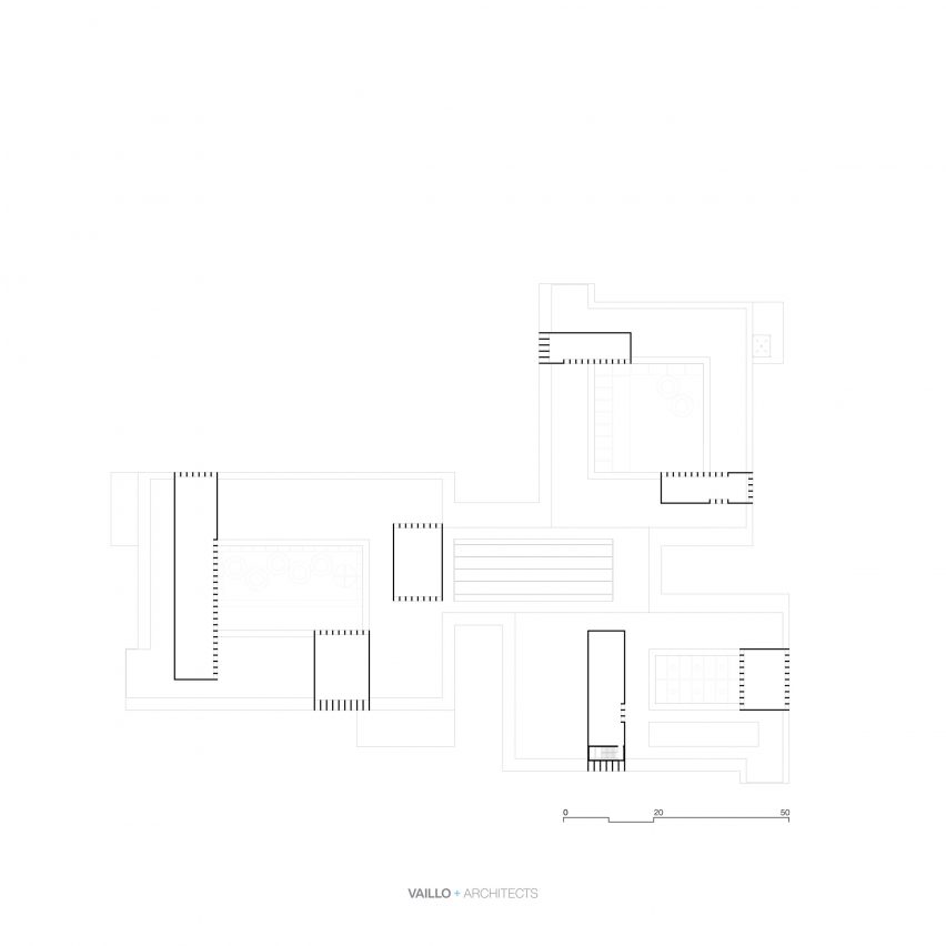 Plan of Faculty of Tourism at the University of Málaga by Vaillo + Irigaray Architects