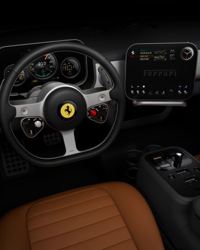 Ferrari Luce interior by LoveFrom
