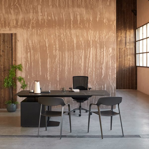 Menssula sit-stand work tables by Actiu