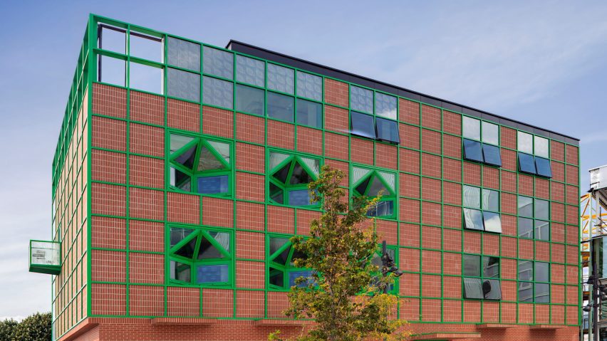 Brick building