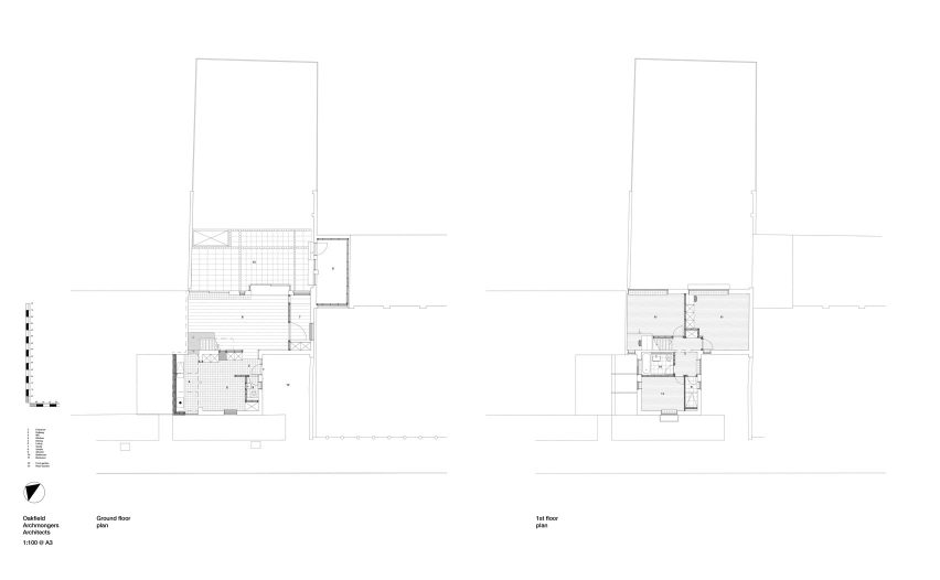 Floorplans of Oakfield Terrace by Archmongers