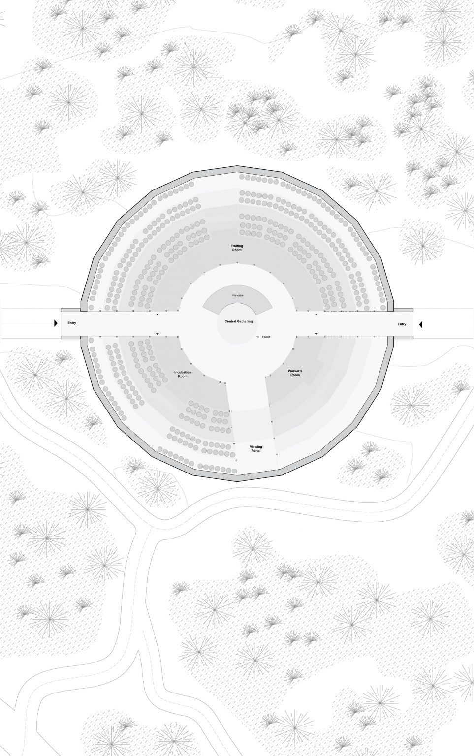 OMA Casa Wabi Mushroom Pavilion