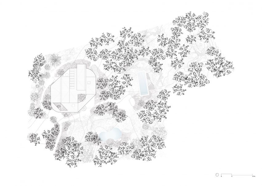 Plan of Camp Alliances by Ozaeta-Fidalgo Architects and Ignacio Galán