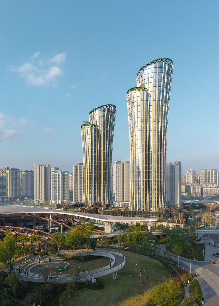 Yibin High-Speed Railway Station Gateway Development by Pelli Clarke & Partners