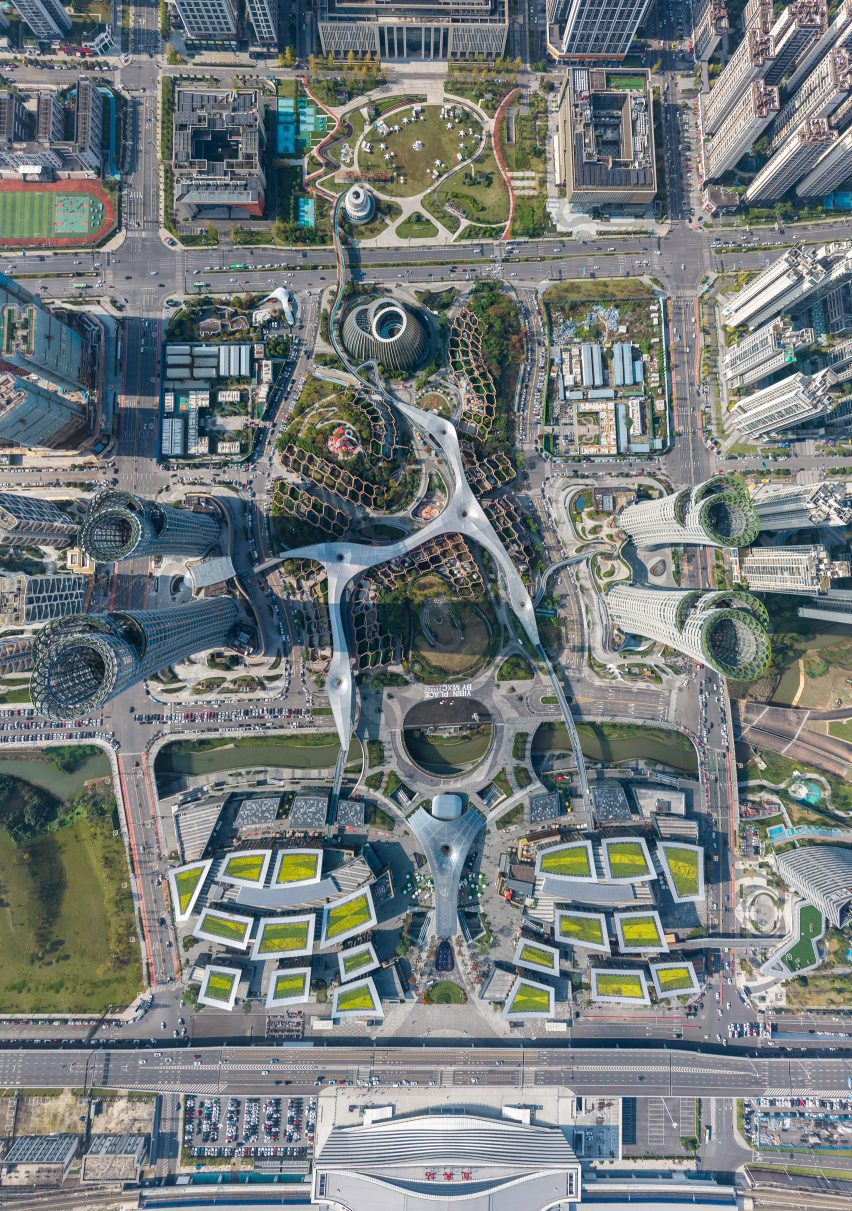 Yibin High-Speed Railway Station Gateway Development by Pelli Clarke & Partners
