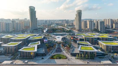Yibin High-Speed Railway Station Gateway Development by Pelli Clarke & Partners