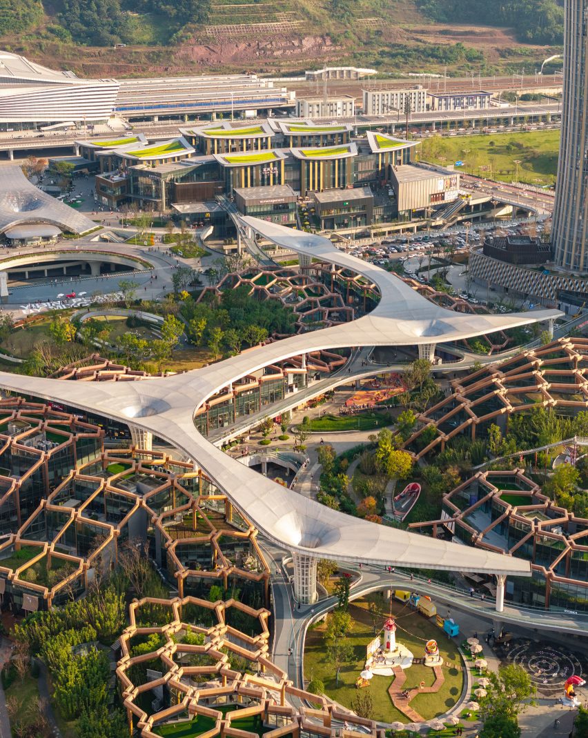 Yibin High-Speed Railway Station Gateway Development by Pelli Clarke & Partners