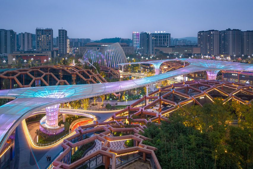 Yibin High-Speed Railway Station Gateway Development by Pelli Clarke & Partners