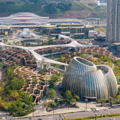 Yibin High-Speed Railway Station Gateway Development by Pelli Clarke & Partners