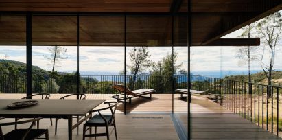 Terrace at a home in California