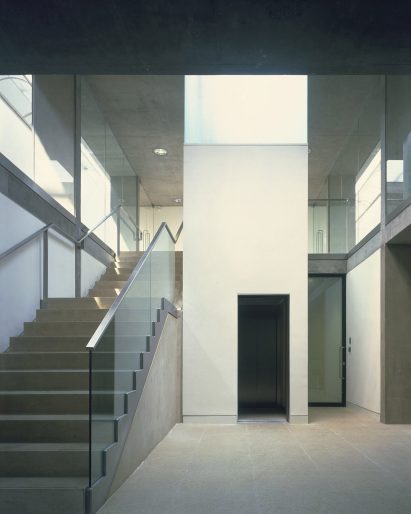 Interior of the River and Rowing Museum by David Chipperfield