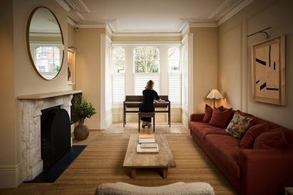 Woman playing piano