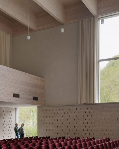 Church hall interior