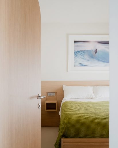 Minimalist bedroom interior