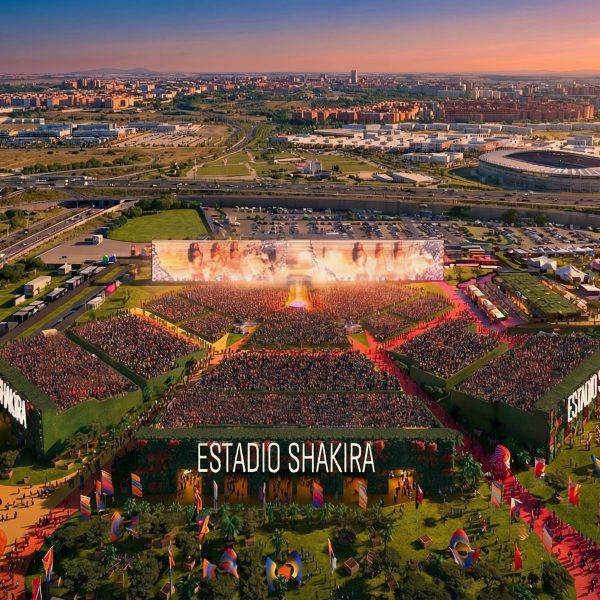 Render of Shakira Stadium by BIG