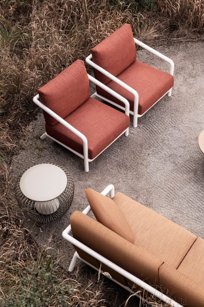 Soleva outdoor furniture by Vincent Van Duysen for Molteni&C