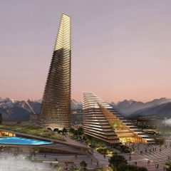 Alatau Iconic Complex and Gateway District by SOM