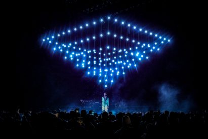 Dave performing at the London O2 Arena