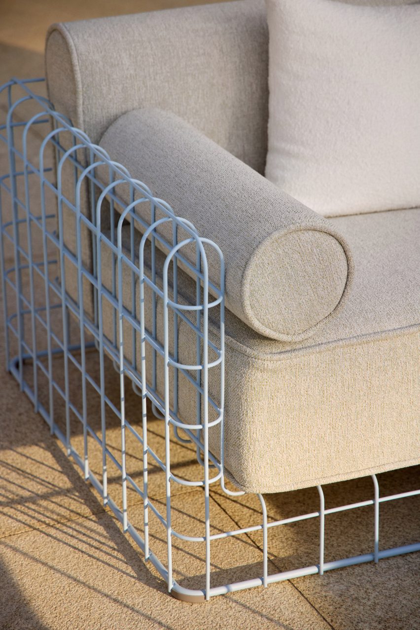 SuperRational modular outdoor sofa by Haldane