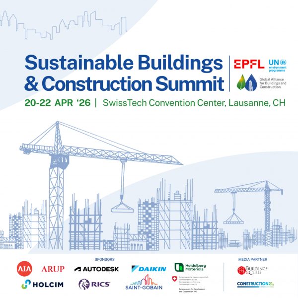 banner for Sustainable Buildings and Construction Summit 2026
