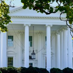 White house Portico Collumns