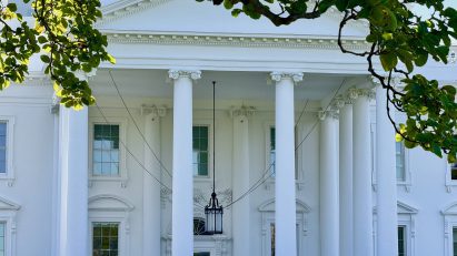 White house Portico Collumns