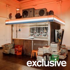 Thom Browne metal newsstand