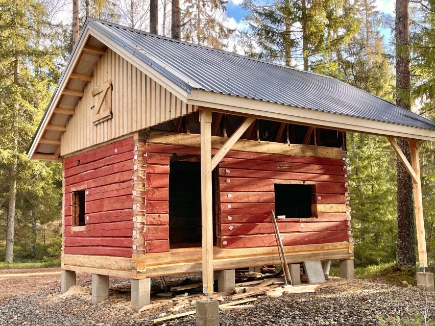 Self-built cabin in Finland