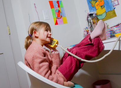 Tin Can phone for children designed by Chet Kittleson, Max Blumen, and Graeme Davies
