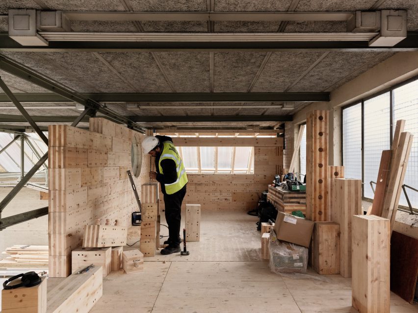Tipping Point East circular construction hub by Yes Make, Resolve Collective and Material Cultures