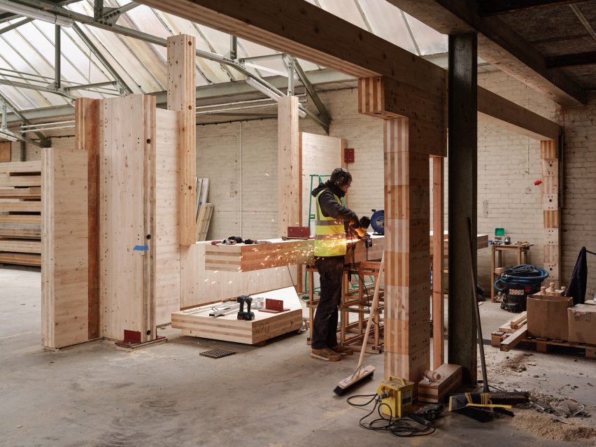 Tipping Point East circular construction hub by Yes Make, Resolve Collective and Material Cultures